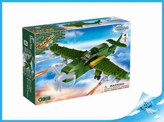 BanBao stavebnice Defence Force bitevní letadlo + 1 figurka ToBees