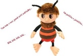 Pszczółkowy miś Brumda, pluszowy, śpiewający po czesku, 26 cm, na baterie, od 0 miesięcy — Opowieści Pszczółkowych Misiów