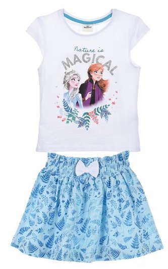 KOMPLET TRIČKO A SUKNĚ FROZEN - velikost 5