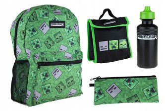 4 - DÍLNÁ SADA S BATOHEM MINECRAFT