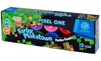SADA TEMPEROVÉ BARVY MINECRAFT PIXEL ONE SADA TEMPEROVÉ BARVY MINECRAFT PIXEL ONE