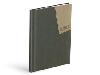 Diář 2022 T805 PU grey / grey