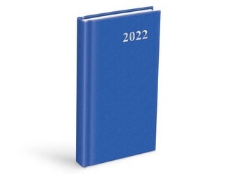 Diář 2022 D802 PVC Blue 90x170 mm
