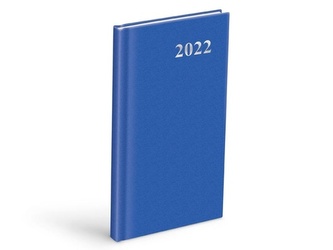 Diář 2022 T806 PVC Blue 90x170 mm