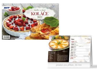 Sladké a slané koláče 2022 - stolní kalendář