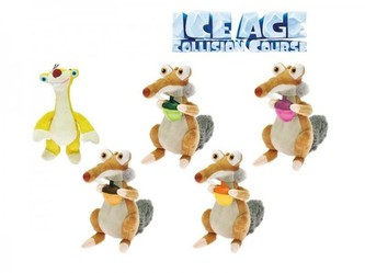 Doba ledová 5 veverka Scrat/Sid plyš 22cm 5 druhů  (1 kus)