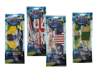 Letadlo házecí pěnové 18cm,8 druhů v sáčku - 1 kus