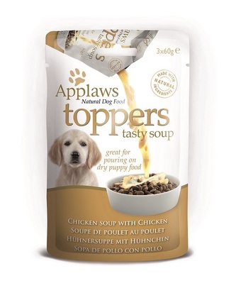 Applaws toppers Puppy kuřecí polévka s Kuřetem 3x60g DOPRODEJ