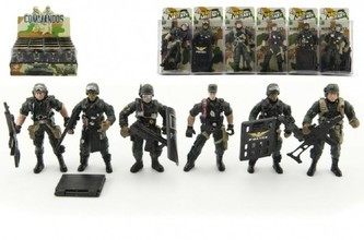 Voják figurka plast 10cm v krabičce - 1 kus