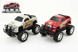 Auto velká kola 22cm na setrvačník asst 2 barvy v krabičce