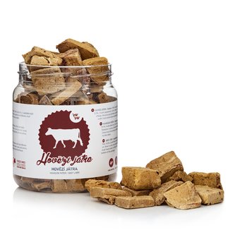 Raw Raw pamlsky mrazem sušená Hovězí játra 90g