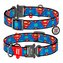 Obojek nylonový Waudog DC Superman Logo Fastex QR (35-58cm/2,5cm)