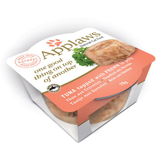 Applaws miska Cat Duo Aspik tuňák s krevetami 70g