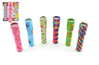 Kaleidoskop krasohled mini 15cm, 6 barev, na kartě - 1 kus