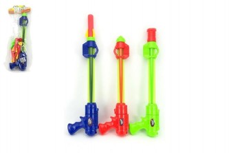 Pistole 3v1 vodní + pěnové náboje kuličky plast 48cm asst 3 barvy v sáčku