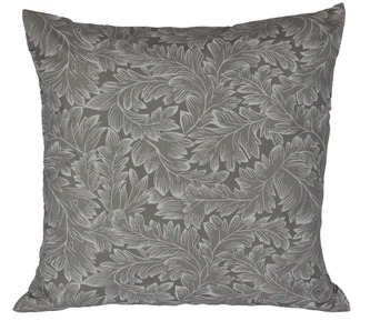 Povláček bavlněný - listí šedé - 40x40cm