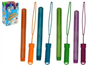 Bublifuk trubice 37cm 125ml,4 barvy - 1 kus