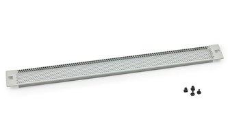 Triton 19' záslepka 1U plastový zámek, síto 75%-4mm RAL7035 Triton 19' záslepka 1U plastový zámek, síto 75%-4mm RAL7035