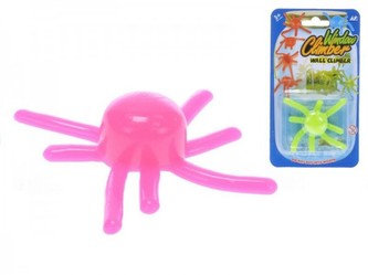 Chobotnice lezoucí po skle 9cm, 2 barvy, na kartě - 1 kus