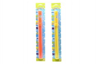 Bublifuk trubice 37cm asst 2 barvy na kartě