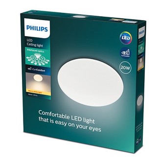 Moire SVÍTIDLO STROPNÍ LED 20W 2000lm 2700K, bílá
