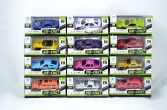 Auto osobowe metalowe 11cm mix