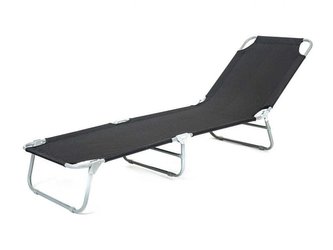 Lehátko zahradní HAPPY GREEN Sunbay 186x53x24cm Anthracite