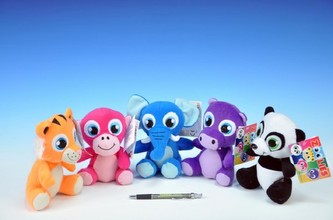 Zvířátko Zoolies plyš 17cm asst 5 druhů 0m+
