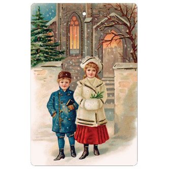 Bohemia Gifts Aromatická vonná karta 10,5 x 16 cm - Vánoce