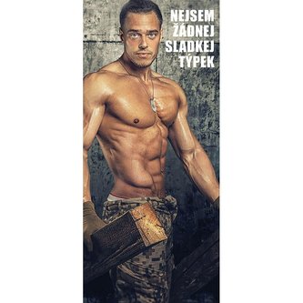 Bohemia Gifts Dárková hořká čokoláda 100 g pro ženu - sladký týpek