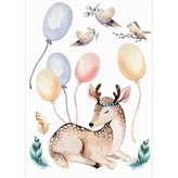 Bohemia Gifts Samolepka na zeď pro děti A2 - srnec