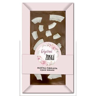 Bohemia Gifts Ručně vyráběná sypaná čokoláda 80 g – báječná ženská