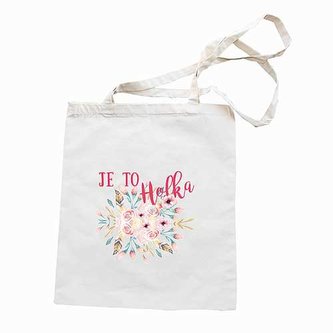 Bohemia Gifts Látková taška pro miminko 40 x 33 cm - je to holka