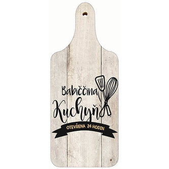 Bohemia Gifts Dekorační kuchyňské prkénko 28 cm – pro babičku