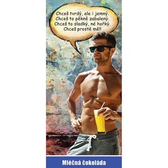 Bohemia Gifts Dárková mléčná čokoláda 100 g pro ženu - chceš ...