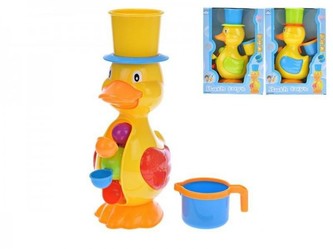 Kačenka s mlýnkem na vodu plast 28 cm, 3 barvy (1ks v krabici) 12m+