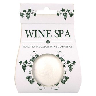 Bohemia Gifts Wine Spa pěnivá koule do koupele 100 g - vinná réva