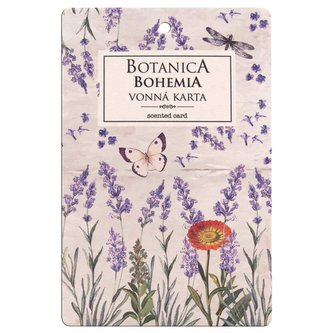Bohemia Gifts Botanica vonná karta 10,5 x 16 cm - levandule