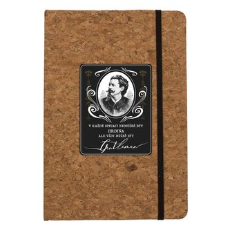 Bohemia Gifts Zápisník A5 Gentleman - čtverečkovaný