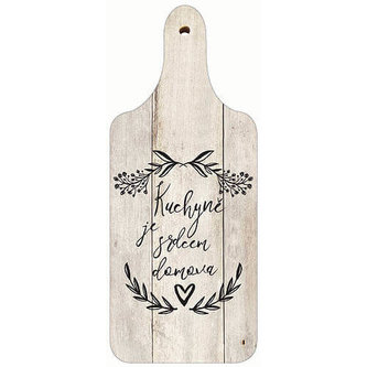 Bohemia Gifts Dekorační kuchyňské prkénko 28 cm – kuchyně srdce domova