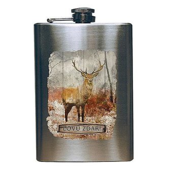 Bohemia Gifts Placatka na alkohol pro myslivce 200 ml - Lovu zdar