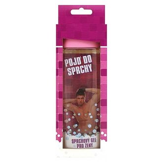 Bohemia Gifts Dárkový 3D sprchový gel 300 ml pro ženu - růžový