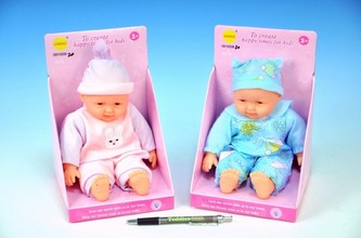 Miminko měkké tělo 25cm asst 2 barvy v krabičce