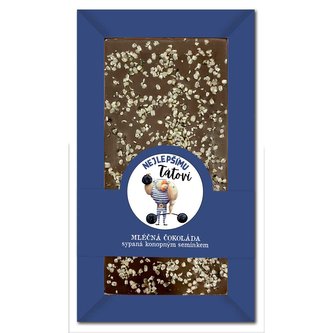 Bohemia Gifts Ručně vyráběná sypaná čokoláda 80 g – nejlepšímu tátovi