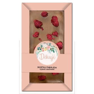 Bohemia Gifts Ručně vyráběná sypaná čokoláda 80 g – děkuji