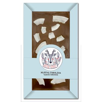 Bohemia Gifts Ručně vyráběná sypaná čokoláda 80 g – Vánoce