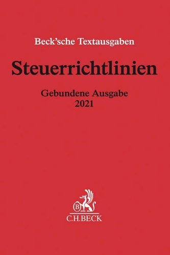 Steuerrichtlinien Gebundene Ausgabe 2021