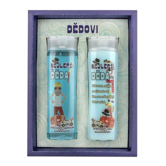 Bohemia Gifts Kosmetická sada nejlepší děda – gel 200ml a šampon 200ml