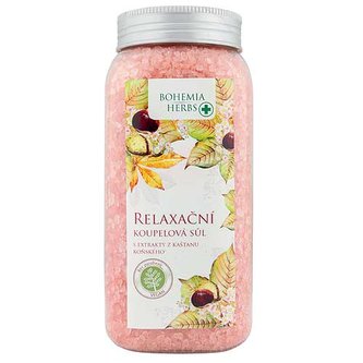 Bohemia Gifts Bylinná koupelová sůl 900 g - koňský kaštan