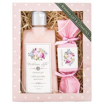 Bohemia Gifts Kosmetická sada Victorian Style – gel 200 ml a mýdlo 30 g